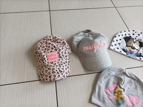 Balík čiapok 4-8 rokov, h&m,116