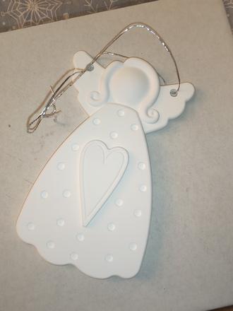 Sadrovy anjel na stromček, 