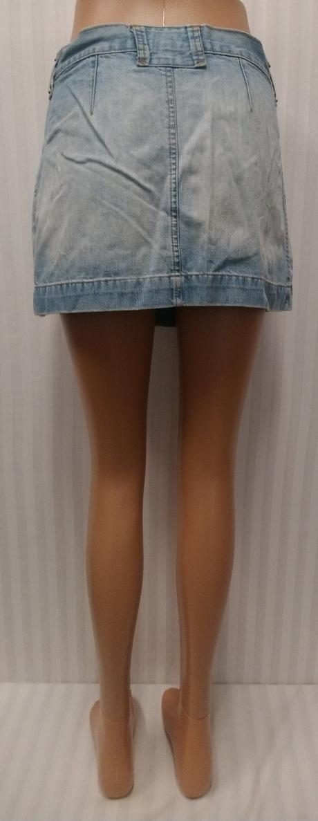 Dámska svetlo modrá riflová sukňa, sly italy, xs/s, xs