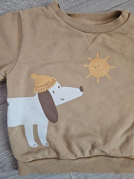 Mikinky s jazvečíkom 80 modrá grátis, sinsay,80