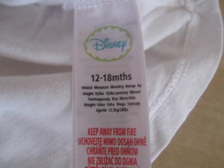 Biele tričko s daisy, disney,86