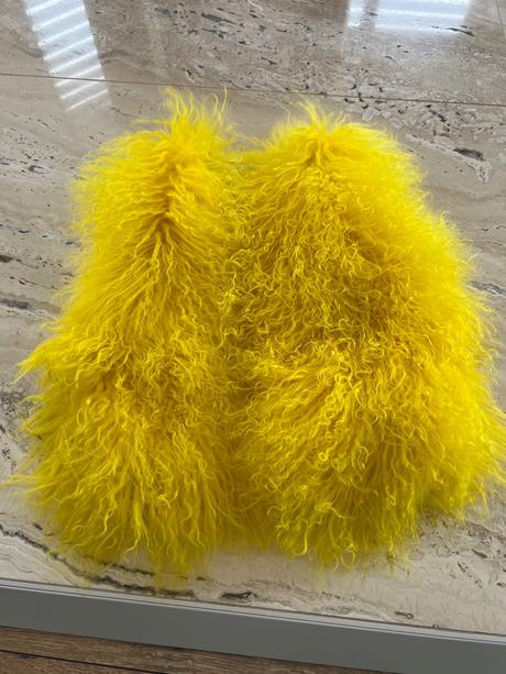 Dievčenská kožušinovú vesta, 140