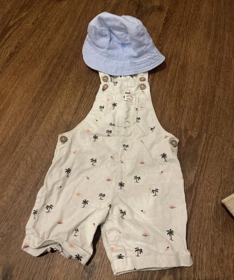 Letne trakace s klobucikom, h&m,80