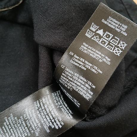 Čierna ležérna blúzka s vyšívanými kvetmi, f&f,42