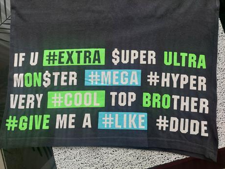 Tričko s nápismi 164/170, 164