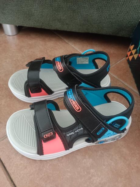 Detské sandale, skechers,35