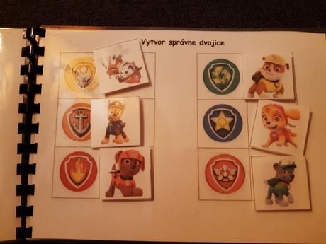 Paw patrol zosit s aktivitami, 