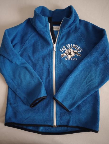 Fleesova mikina 110/116, h&m,116