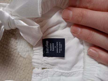 Biele šaty pre dievčatko, gap,104