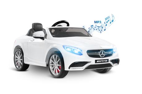 Toyz akumulátorové vozidlo mercedes amg s63 biela, 