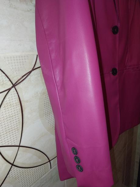 Kožené sako, bershka,l