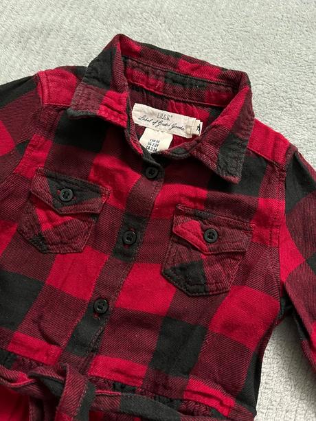 Košeľové šaty, h&m,98