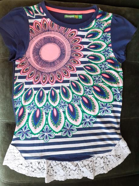 Dievčenské tričko desigual, desigual,152