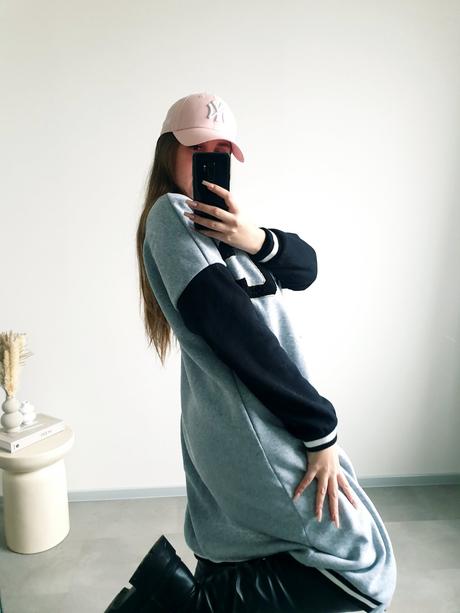 Dlhá mikinová bundička m/l, m