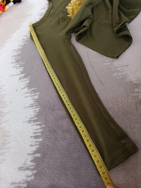 Olivové tričko so stegosaurom, fox & bunny,128