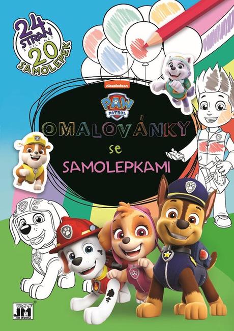 Vymaľovánky tlapková patrola, frozen, cars, minnie,