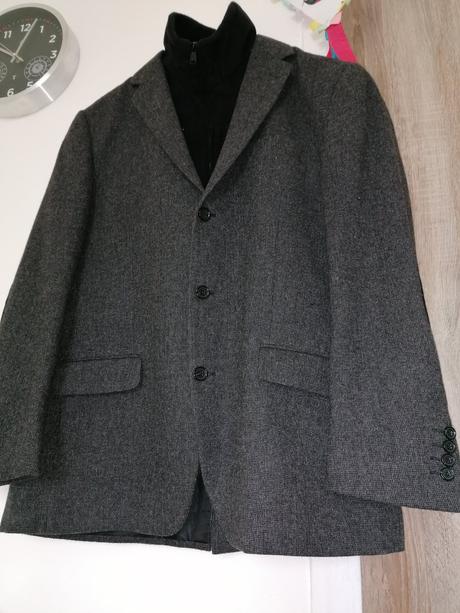 Štýlové sako s odopínateľným efektom vestičky50, c&a,xl