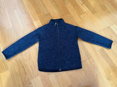 Detsky fleece 122/128 tmavomodry, tchibo,128