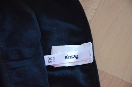 Nohavičky xs nenosené sinsay, sinsay,xs