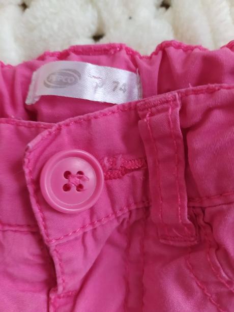 Ružové nohavice 74, pepco,74