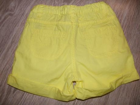 Žlté šortky - nenosené, dopodopo,122