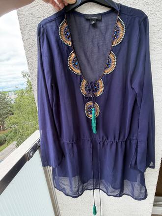 Boho tunika na plavky plazove saty, kaftan, sarong, atmosphere,m
