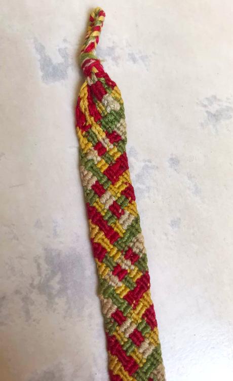 Tkané etno náramky - sada 15 ks,