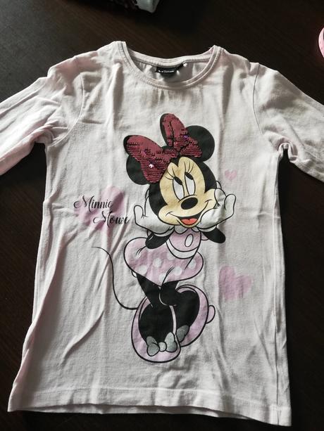 Tričko s dlhým rukávom s minie mouse, disney,122