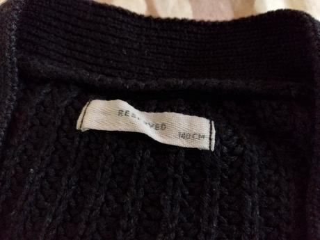 Čierny svetrík 140, reserved,140