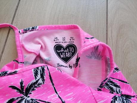 Ľahké letné šaty na ramienka s palmami, f&f,122