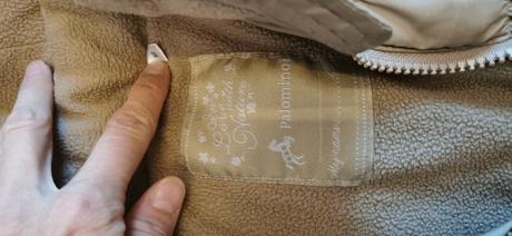 Zimná bundička, palomino,92