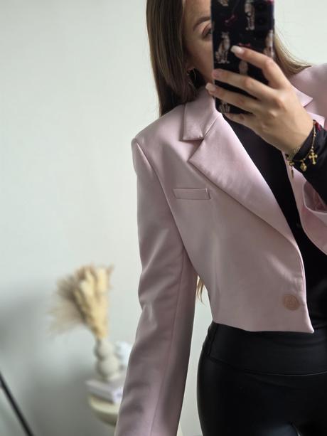 Babypink crop sako m, reserved,m
