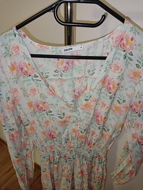 Šaty potlač kvety, m