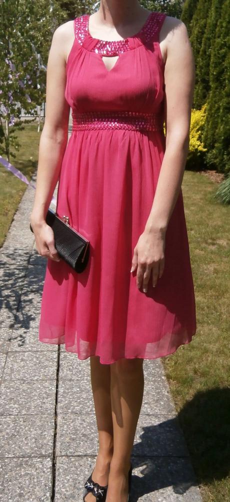 Cyklámenové šaty, bonprix,36