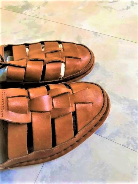 Celokožené sandále, rieker,42