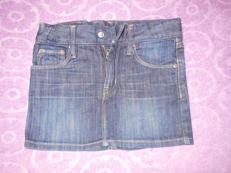 Tmavomodra riflova suknicka, 110