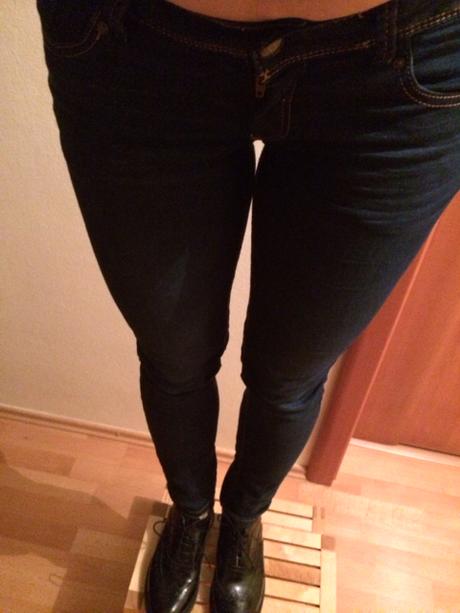 Super skinny strečové rifle c&a, c&a,40