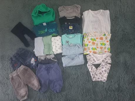 Balík oblečenia jeseň/zima 62, 50–62