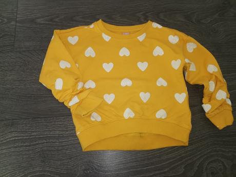 Žltá mikina pre dievčatko, dopodopo,98