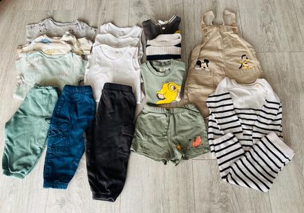 Balík chlapec 74 málo nosené, h&m,74