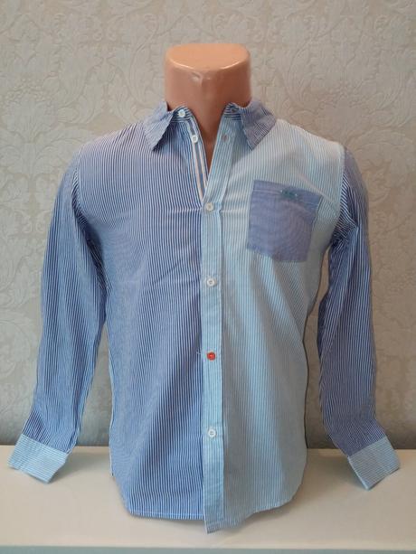 Chlapčenská pásikavá košeľa overkids (152), 152