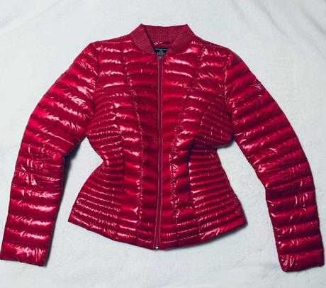 Ružovočervená metalická vetrovka guess originál, guess,l / m