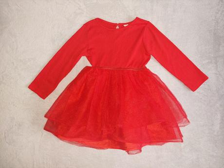 Vianočné šaty zn.hm veľ.98/104, 98