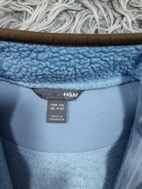 Teplá mikina, h&m,110