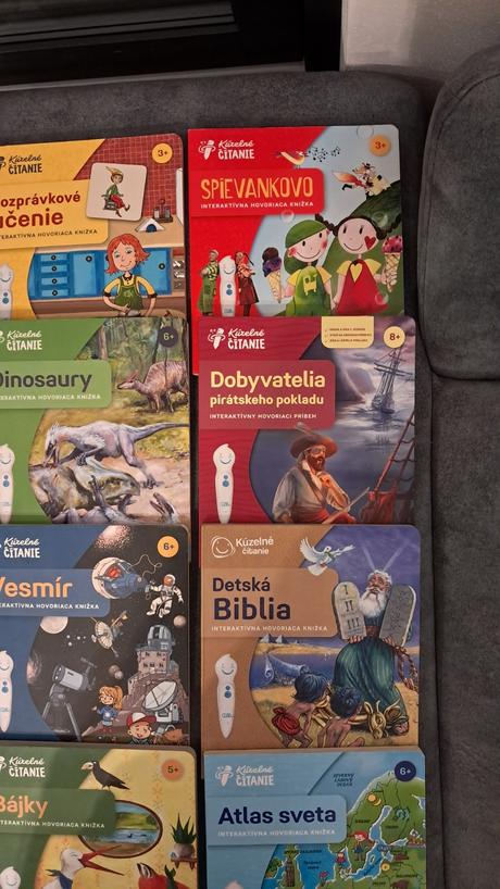 Albi knihy, kúzelné čítanie, albi pero, ceruzka,