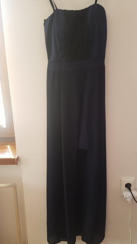 Tmavomodré šaty, s