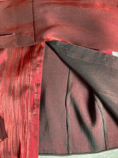 Košeľa lesklá vínovočervená, m