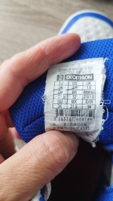 Tenisky, decathlon,34