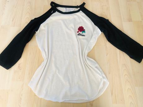 Tricko s voľnými ramenami, s