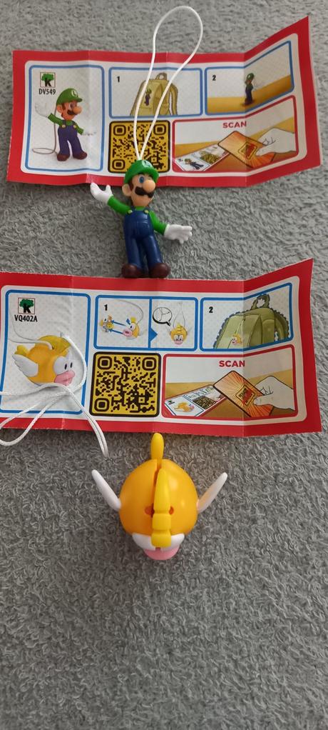 Kinder figúrky super mario,